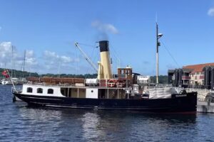 Das Dampfschiff S/S Skjelk&oslash;r